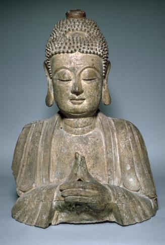 Upper part of a Buddha image