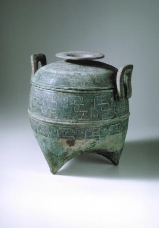 Ritual vessel (li) with lid