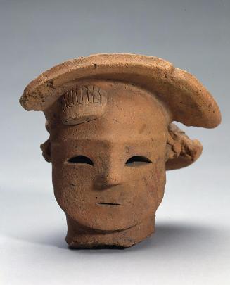 Haniwa in the form of a woman's head