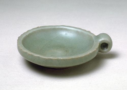 Small plate with ear, one of a pair