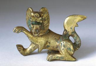 Seated chimera or lion