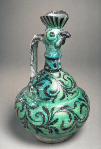 Ewer with bird head spout