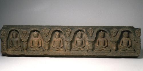 Six seated Buddhas