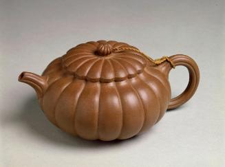 Melon-shaped teapot