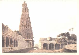 A Hindoo Temple, at Madura from Oriental Scenery II