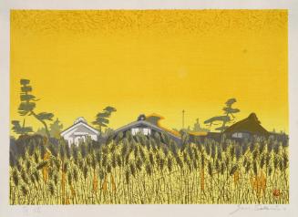 Fujieda: Wheat Field at Twilight

