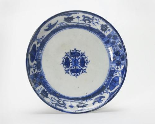 Plate with floral design