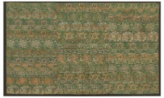 Buddhist textile with flower and bird design