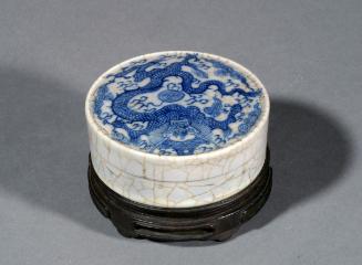 Seal ink paste box with stand