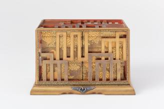 Incense box set with Tale of Genji chapter crests