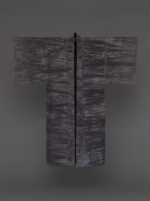 Under-kimono (nagajuban) with design of full moon and evening mist