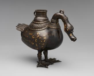 Vessel in the shape of a duck