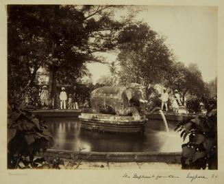 The Elephant fountain, Nagpore (Nagpur)