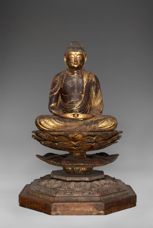 The seated Buddha Amitabha (Amida Nyorai)