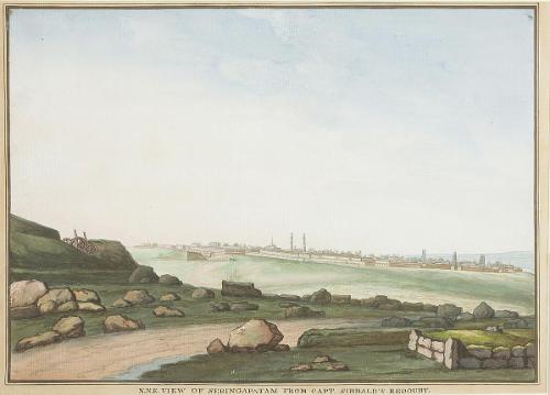 N.N.E. View of Seringapatam from Captain Sibbald's Redoubt.