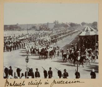 Baluch chiefs in procession