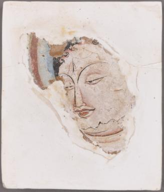 Head of a Buddhist Deity