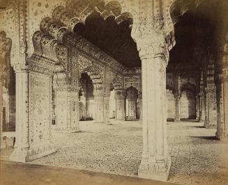 Interior view of a Mughal building