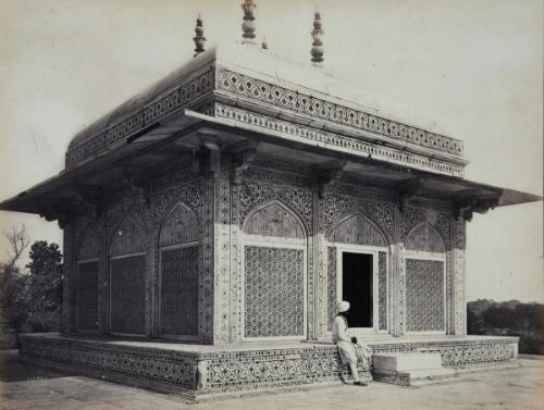 Agra 3080, Marble cupola, Mausoleum Prince Itmad Doulah