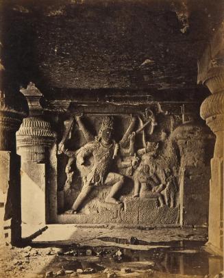 Siva -- Andhakasura relief