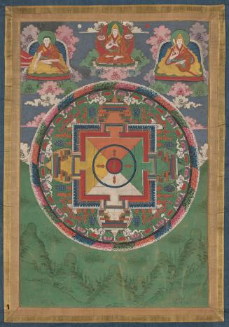 A mandala of the Gelug order