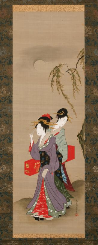 Three types of beauties in Edo, set of three