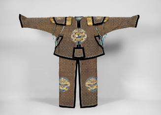 Manchu palace guard's ceremonial armor costume