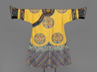 Woman’s robe with dragon medallions