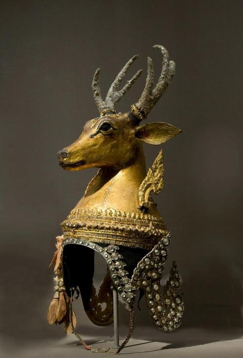 Theatrical  headdress for the magical deer in the Ramayana (Epic of Rama) dance-drama