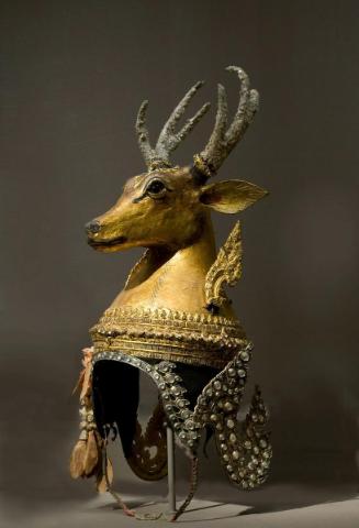 Theatrical  headdress for the magical deer in the Ramayana (Epic of Rama) dance-drama