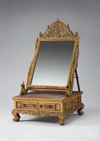 Mirror on stand