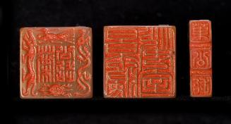 Set of three dueling seals