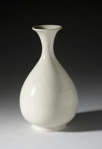 Vase with lotus